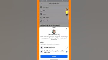 How to block Someone on Facebook.