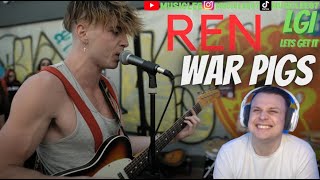 Video thumbnail of "REN- The Big Push - War Pigs (Black Sabbath cover) REACTION"