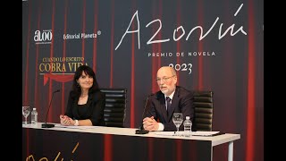 Finalistas Premio Azorín de Novela 2023