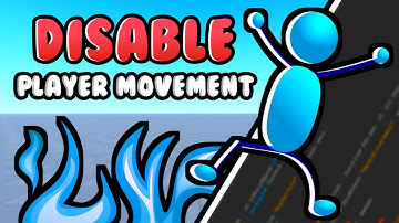 Roblox Studio Tutorial - HOW TO DISABLE PLAYER MOVEMENT