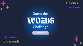 Scrambled Word Game-Guess the Words (Colours) in 10 Seconds...! screenshot 4