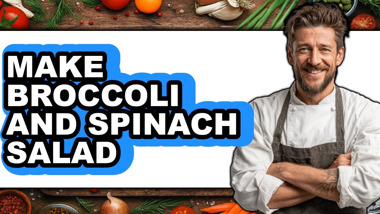 How To Make Broccoli And Spinach Salad (Easy Method)