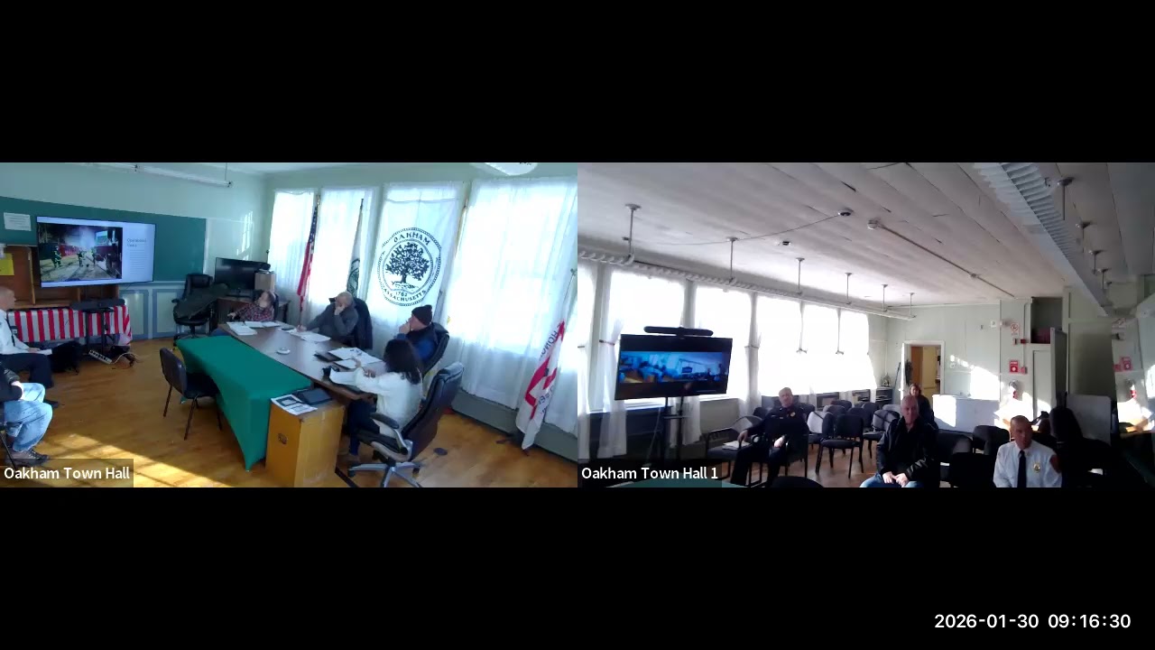 Board of Selectmen Meeting 1/30/26