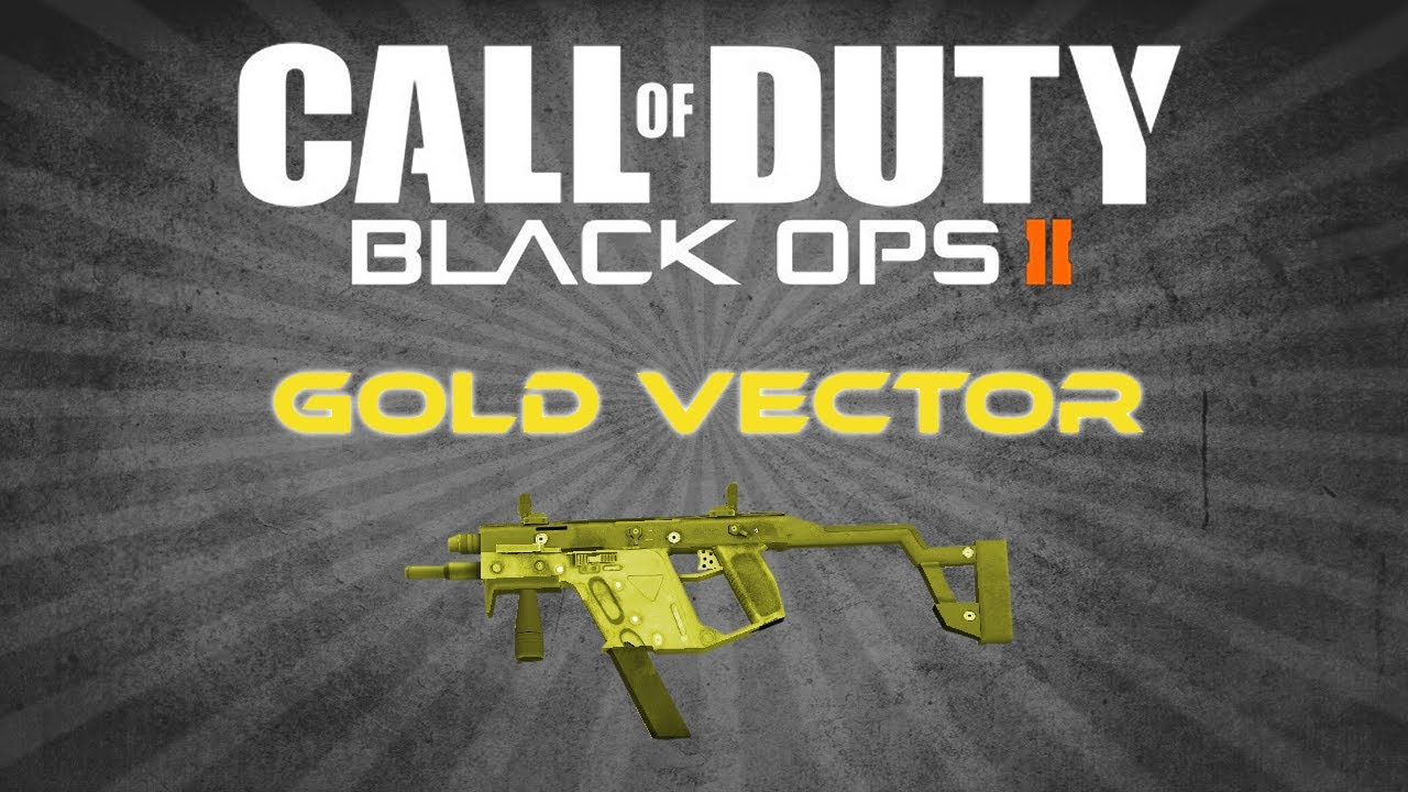 Black Ops 2 Gold VectorK10