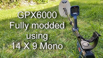 Minelab GPX 6000 fully upgraded with the latest mods.