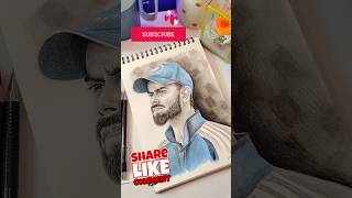 1st sketch of 12 days drawing challenge 👍✅ #viratkohli #trending #theartbazaar #art