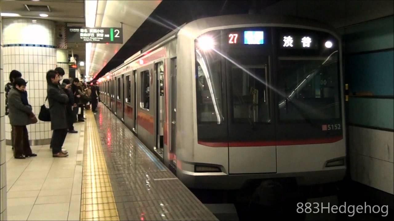【HD】TokyuElectricRailways ToyokoLine Series5050 5152F @Yokohama [2011.12.24_17:35]