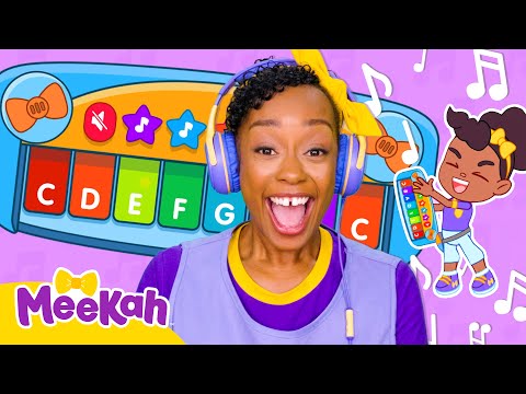 Gamer Meekah Plays Blippi's Curiosity Club App 🎮🎶💜