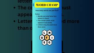 Word Champ|Find all the words from the letters|Puzzle screenshot 4