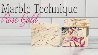 Goat Milk Cold Process Soap - Marble Soap Technique