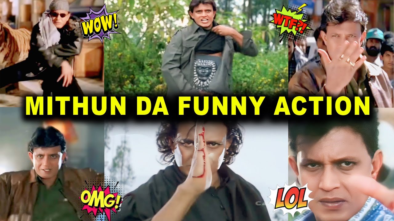 Mithun Da Funny Action Scene | JHALLU BHAI