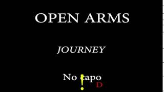 OPEN ARMS - JOURNEY - Easy Chords and Lyrics screenshot 4