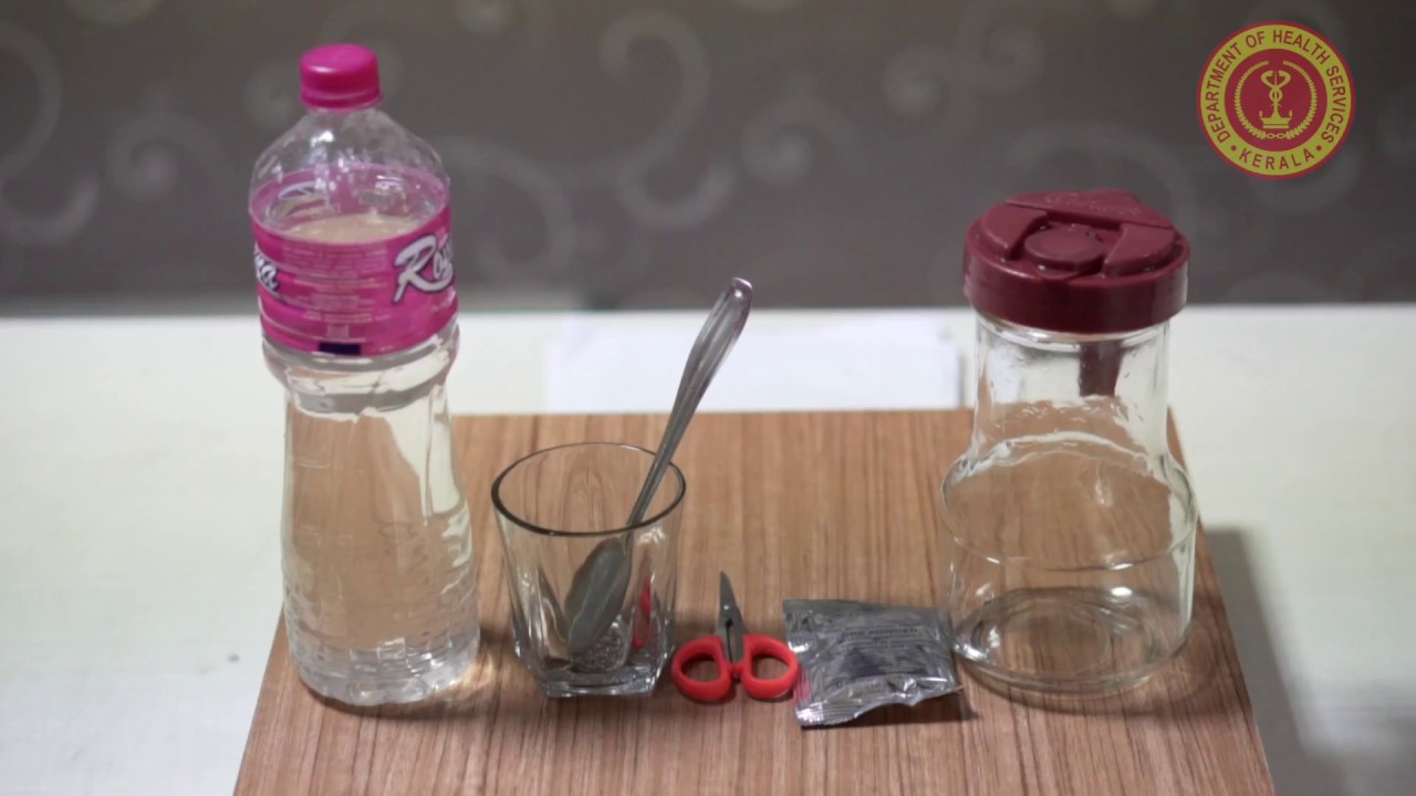 Oral Rehydration Therapy - How to prepare ORS?