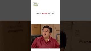 Wait for JETHALAL’S reaction ! #tmkoc #jethalal #daya #funny #daya