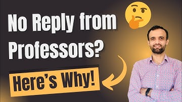 Stop Making These Mistakes! Why Chinese Professors Don’t Reply to Your Emails for Acceptance Letters