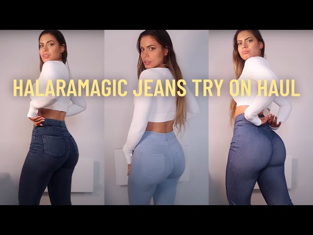 HalaraMagic Jeans Try On Haul  Look Like Jeans, Feel Like