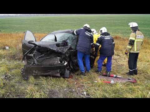 20181025 - Видео с места смертельной аварии на обводной у Уваровки