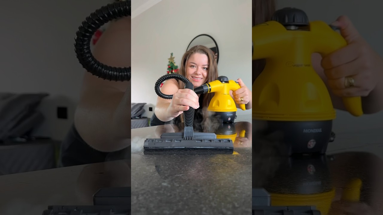 Como eu vivi sem esse VAPORIZADOR at&eacute; hoje 😱😱 LINK NA DESCRI&Ccedil;&Atilde;O #shots #faxina