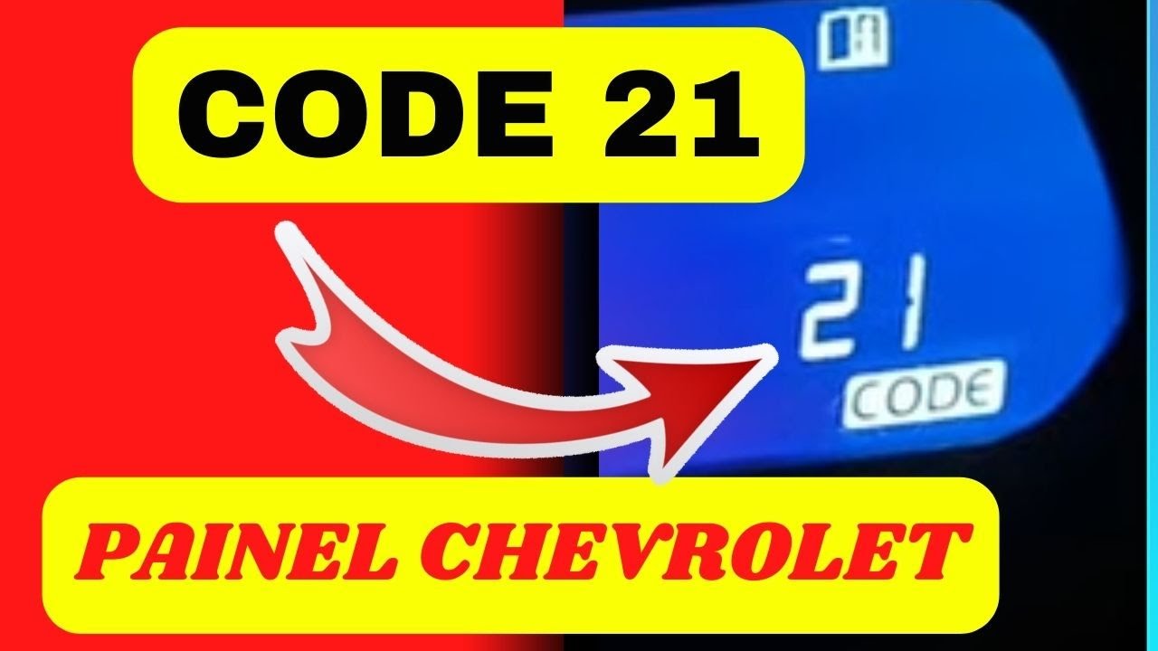 CÓDIGO 21 no painel do CHEVROLET ÔNIX E PRISMA 2014 a 2019, o que ...