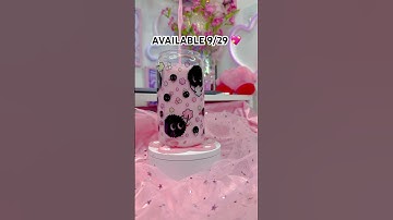 Set your alarms  everything will be limited stock! 💖 #sublimation #colddrinks #anime #cozyambience