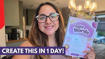 Create a Kids Sight Words Book using an Instant Generator for Amazon KDP