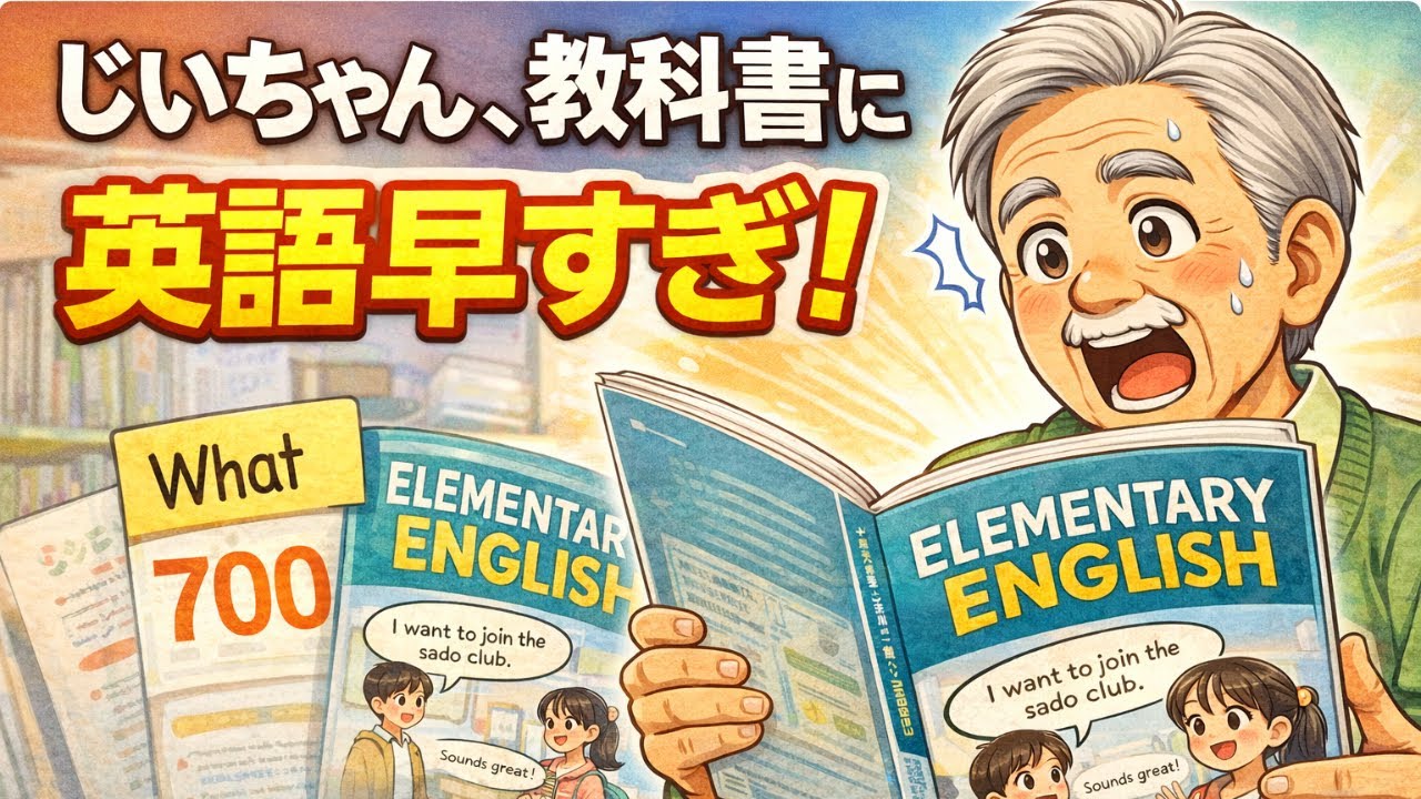 第８回じいちゃん、教科書に驚く　英語好きのじいちゃんからのメッセージ
