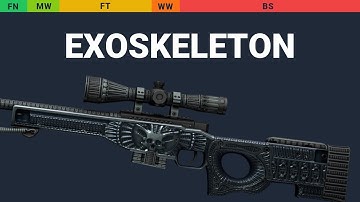 AWP Exoskeleton - Skin Float And Wear Preview