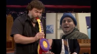 Jack Black Playing His Sax-A-Boom But It's Ethan Coughing