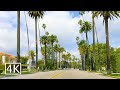 Palm Tree Lined Streets in Beverly Hills - Beverly Dr. [4K]