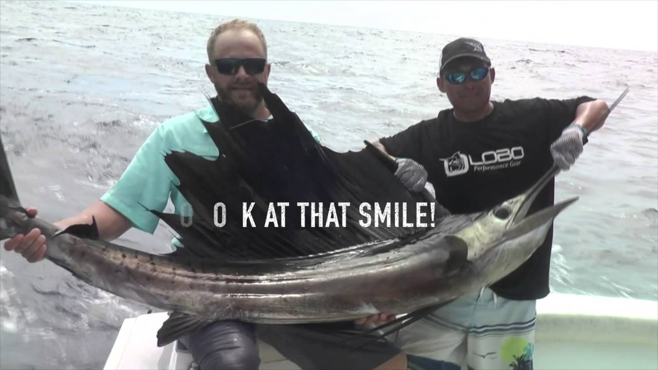 Awesome Pacific Sailfish Fishing El Salvador with Lobo Sportfishing