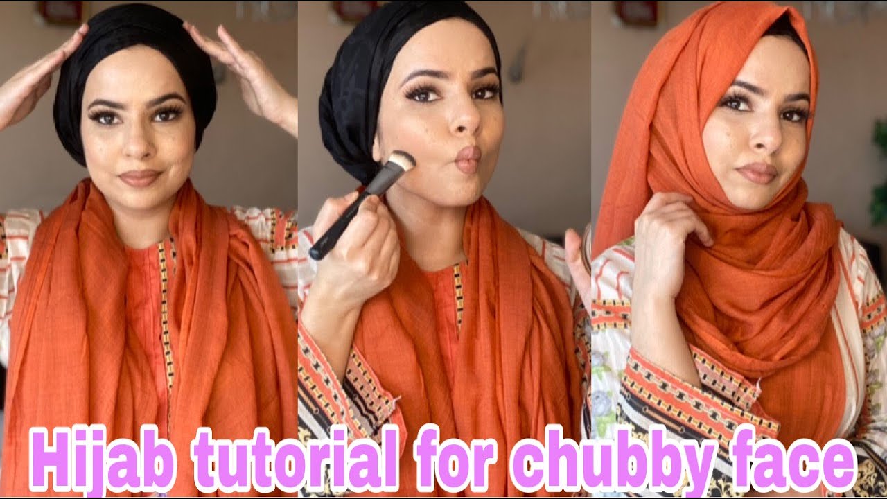 Hijab Tips And Tutorial For Round Face Chubby Cheeks Hide Double Chin And How I Wear My Under