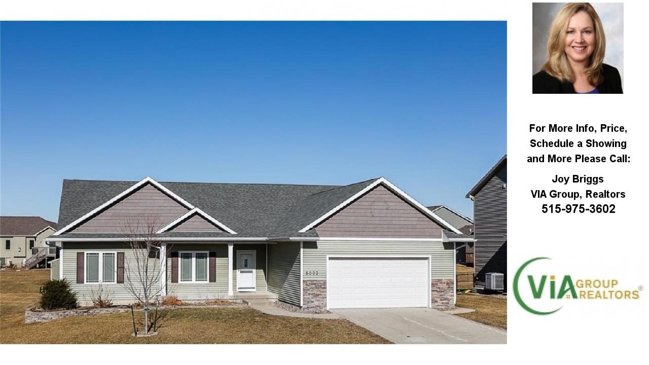 5002 NW 5th Street, Ankeny, IA Presented by Joy Briggs. YouTube
