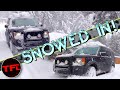 Snow Day! Can A Cheap Land Rover Conquer Deep Snow?