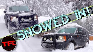 Snow Day! Can A Cheap Land Rover Conquer Deep Snow?