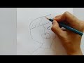 Easy masked boy drawing picture - Very easy pencil drawing - drawing boy - masked man drawing - draw