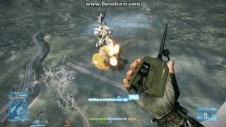 BF3 C4 epic kill!   MAN VS JET  @caspian border  - El_F4K3R -