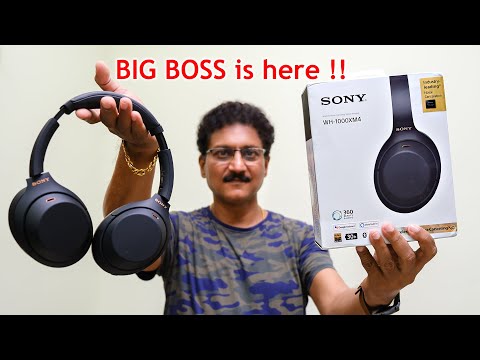 Sony WH-1000XM4 King of All Wireless Headphones is here      Unboxing in Telugu   