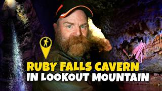 Sterling Descends into Ruby Falls on Lookout Mountain