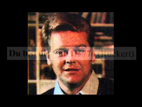 Schubert / Hermann Prey, 1960s: Du bist die Ruh, D...