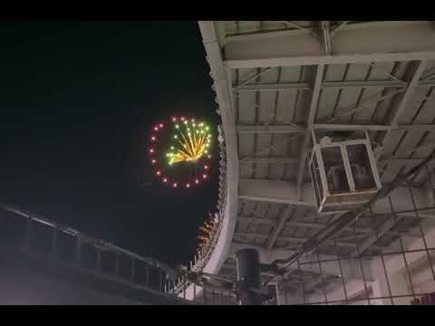 ZOZOマリンスタジアム 5回終了時 花火打ち上げ