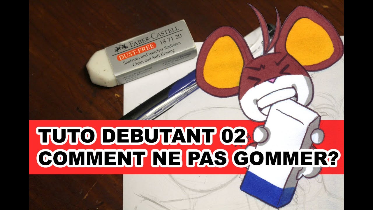 Tuto dessin débutant 02 Comment ne pas gommer? YouTube