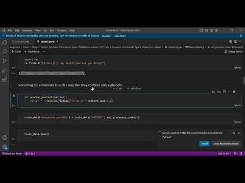 YOUTUBE SPAM COMMENTS DETECTION USING TF-IDF ALGORITHM