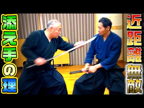 剣術 居合術 浅山一伝流兵法 近間の極意 添え手を伴う術理を解説