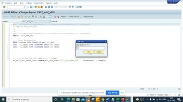 SAP ABAP: How to Put your Cursor on the Line number you want? #shorts