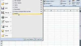 excel 2010 tutorial the microsoft office button microsoft training lesson 1.7