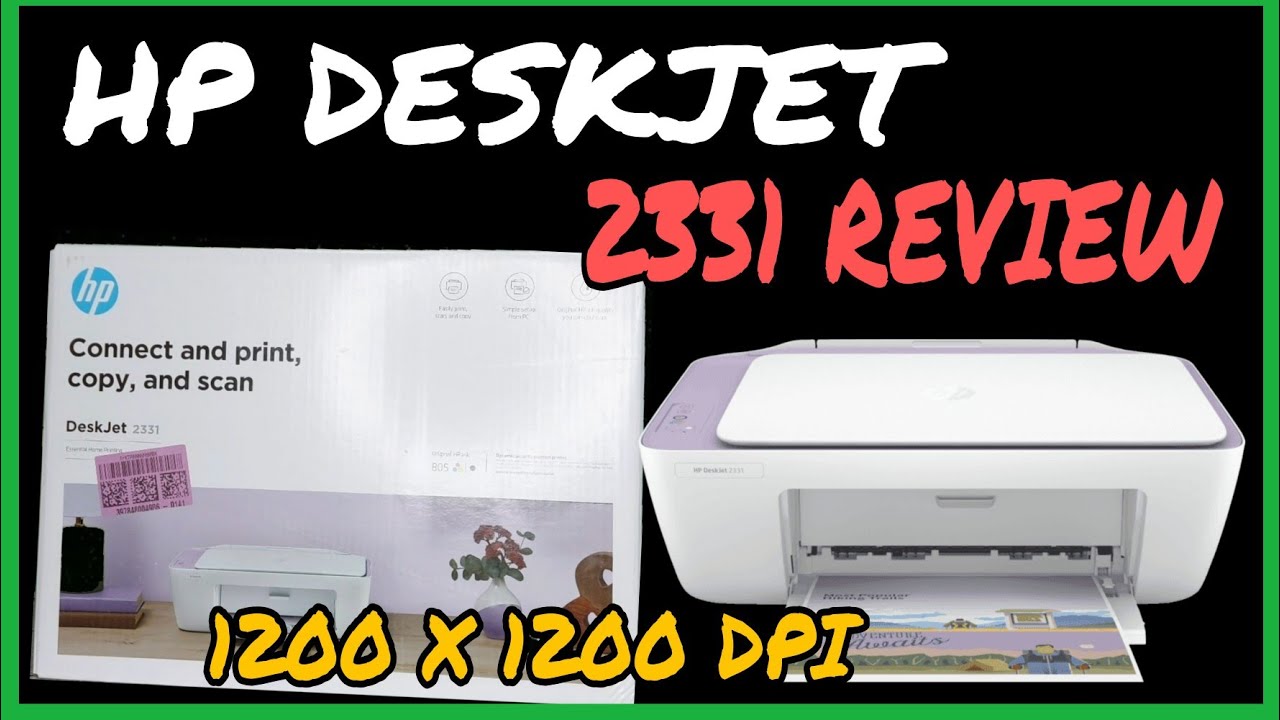 HP Deskjet 2331 printer (Best budget printer)Unboxing , Install , print
