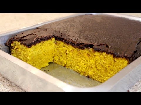 BOLO DE CENOURA FÁCIL. 
