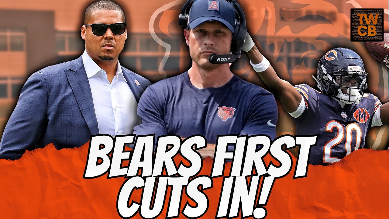 Chicago Bears Roster Cuts Begin | First 53-Man Moves As Bears Shape Final Roster 2025