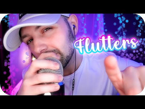 ASMR Fast To Slow Tongue Fluttering On All The Mics