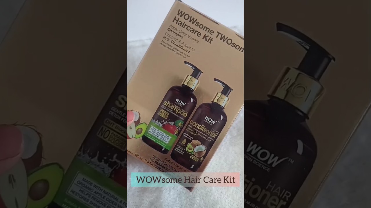 WOW HAIR CARE KIT || APPLE CIDER VINEGAR SHAMPOO || COCONUT MILK SHAMPOO
